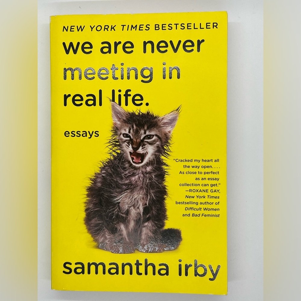 NYT bestseller “we are never meeting in real life” by Samantha Irby , Book